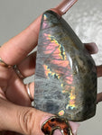 Purple flash Labradorite freeform