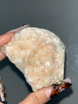 Peach Apophyllite cluster