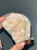 Peach Apophyllite cluster
