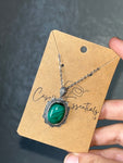 MALACHITE Sterling Silver Pendant