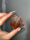 Copper Rutile in Quartz freeform