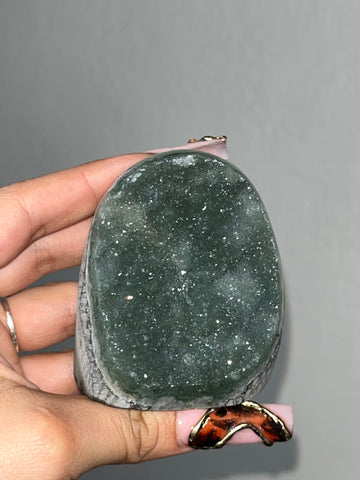 Green Uruguayan Amethyst freeform