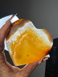 Brazilian Agate heart slab