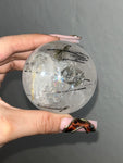 Black Tourmaline in Quartz Sphere
