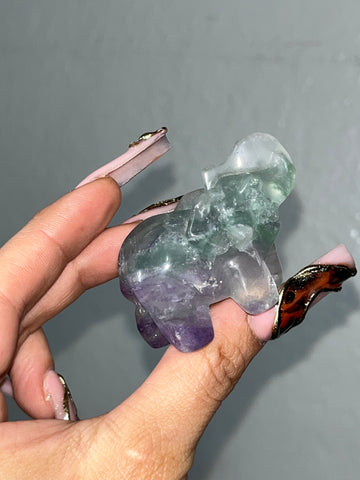 Fluorite mini Elephant
