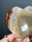 Brazilian Agate heart slab