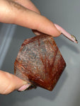 Copper Rutile in Quartz freeform
