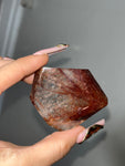Copper Rutile in Quartz freeform