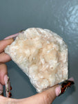Peach Apophyllite cluster