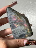 Purple flash Labradorite freeform