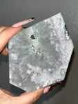 Green Amethyst / Flower Agate slab