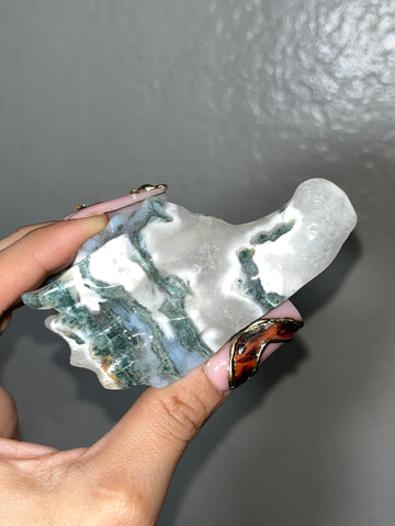 Moss Agate DragonHead