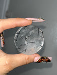 Black Tourmaline in Quartz “Disc”