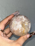 “Pinkish” Amethyst Sphere