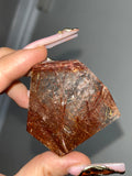 Copper Rutile in Quartz freeform