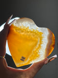 Brazilian Agate heart slab