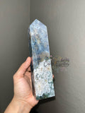 Rainbow Moss Agate Tower