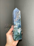 Rainbow Moss Agate Tower