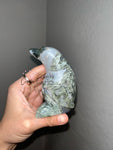 Moss Agate Penguin