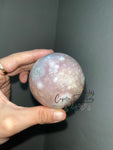 Pink (Orby) Amethyst Sphere (2)