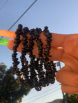 Black Tourmaline Crystal Chip Bracelet