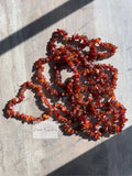 Carnelian Crystal Chip Bracelet