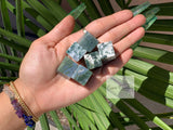 Moss Agate Cube