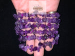 Amethyst Crystal Chip Bracelet