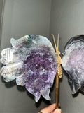 Druzy Agate Butterfly Wings