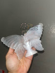 Selenite Self-Standing Butterfly