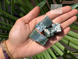 Moss Agate Cube