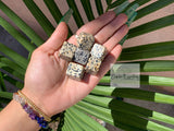 Dalmatian Jasper Cube