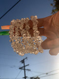 Clear Quartz Crystal Chip Bracelet