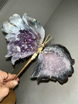 Druzy Agate Butterfly Wings